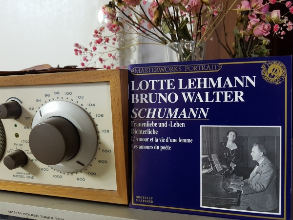 ▲소프라노 로테 레만과 브루노 발터의 피아노 반주로 1942년에 녹음한 슈만의 연가곡 "여자의 사랑과 생애" "시인의 사랑". ⓒ박성용