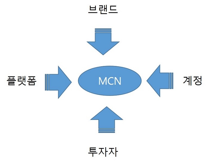 MCN은 동영상 산업의 중요한 연결고리 역할을 이미 하고 있음(자료의 출처 : CTR, 한류TV서울 재편집)