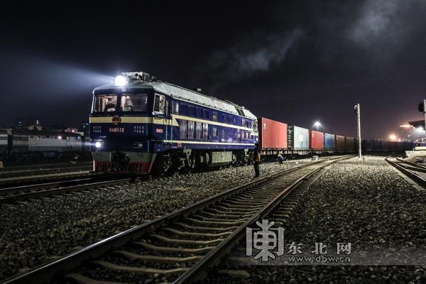 러시아와 인접해 있는 중국 헤이룽장성의 해외 수출입 주요 운송 수단으로 사용되는 철도의 모습, 사진제공=동북넷(东北网)