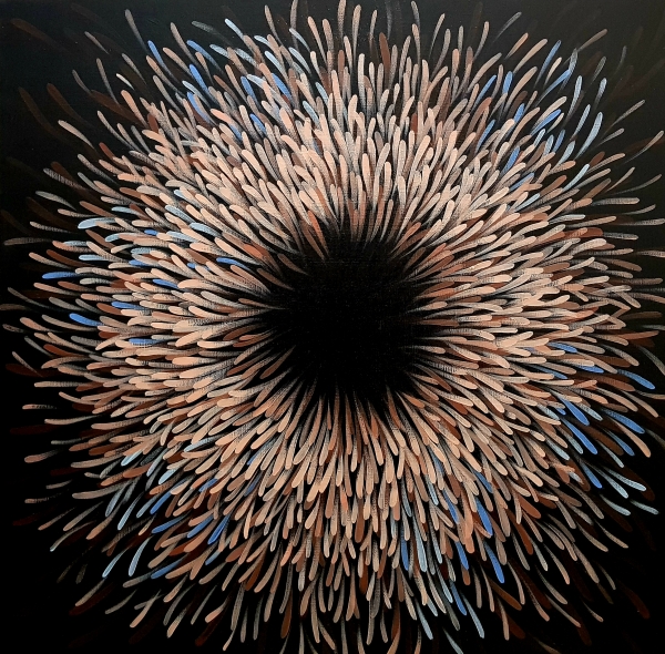 Freedom1802, 72.7×72.7cm Acrylic on canvas, 2018
