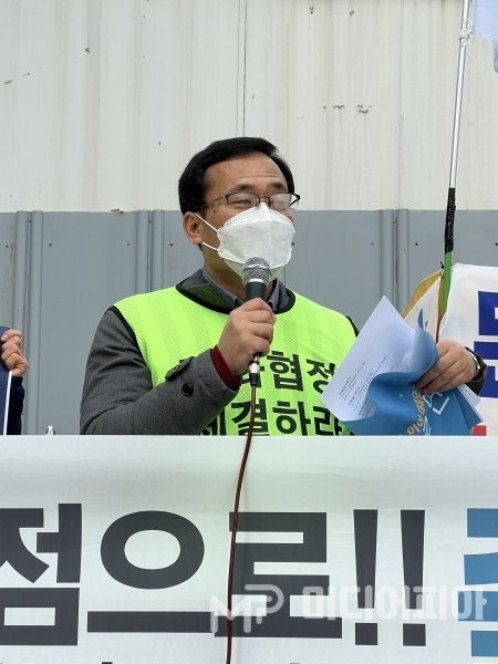 권오혁 촛불전진 정책위원장 / 사진 촬영=강승혁 전문 기자
