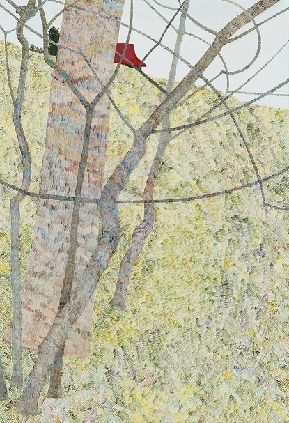 Spring, acrylic on canvas, 72.7x50cm, 2020