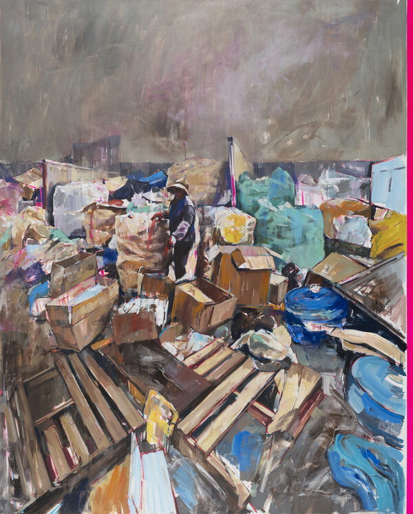 김동진 Kim Dong Jin, 고립된 나의 우주, 2023, 캔버스에 유채 Oil on Canvas, 162.2.x130.3cm / 최고운 제공