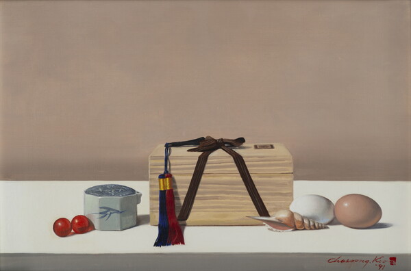 구자승, 무제 Untitled, 1991, 캔버스에 유채 Oil on Canvas, 40x60cm / 최고운 제공