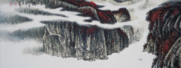 장강도 1998 / 중국계 재미화가&nbsp;장경휘(庄景辉, David Zhuang) 작품