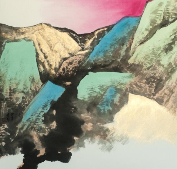 산수1 2015 / 중국계 재미화가&nbsp;장경휘(庄景辉, David Zhuang) 작품