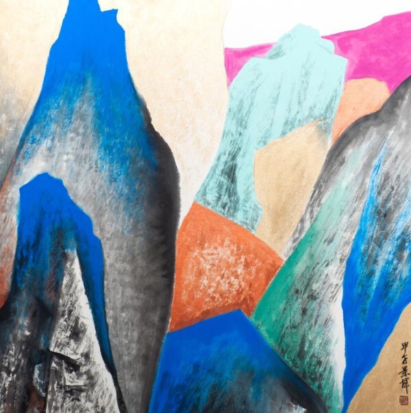 칠채산만 2014 / 중국계 재미화가&nbsp;장경휘(庄景辉, David Zhuang) 작품