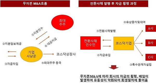 무자본 M&A를 통하여 상장기업을 인수한 후 유동성 악화로 회생절차에 이르게 된 케이스, 이미지제공=삼일회계법인 박상태 회계사