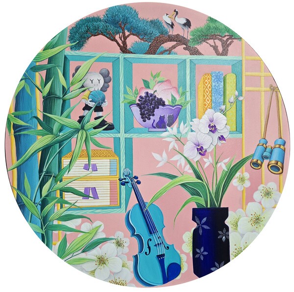 전효진_동심가도 50x50cm / 세계미술작가교류협회 제공